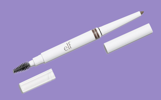 e l f Instant Lift Waterproof Brow Pencil in Deep Brown Color e l f Instant Lift Waterproof Brow Pencil in Deep Brown Color