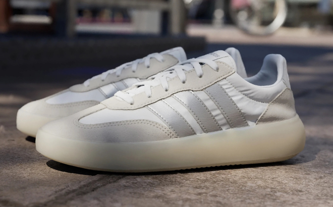 Adidas Barreda Decode Womens Sneakers in White Grey Color