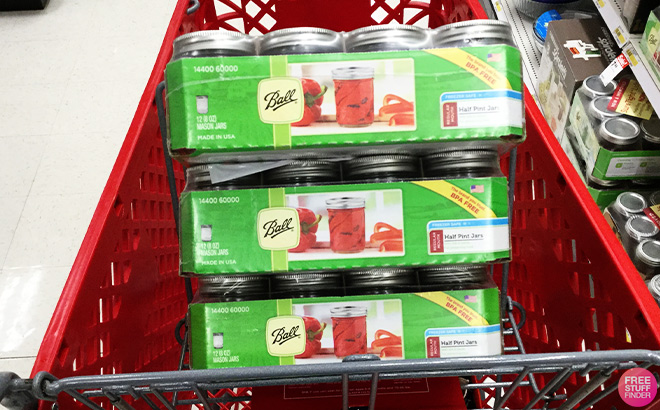 Ball Pint Mason Jars Regular Mouth 12 Pack 8oz in the Cart Ball Pint Mason Jars Regular Mouth 12 Pack 8oz in the Cart