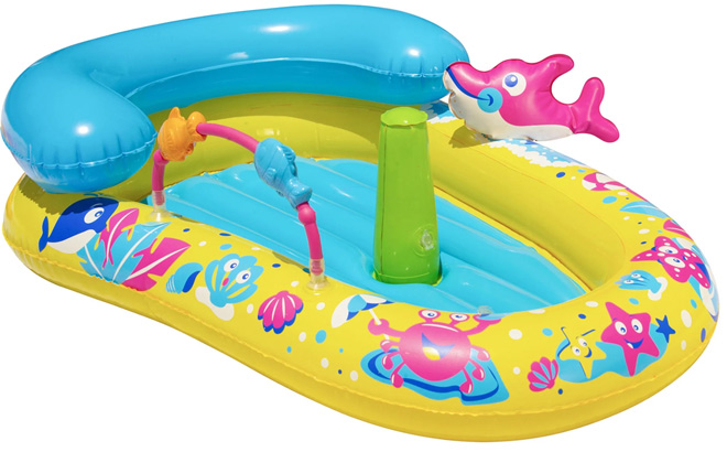 Banzai Jr Backyard Inflatable Water Sprinkling Splash