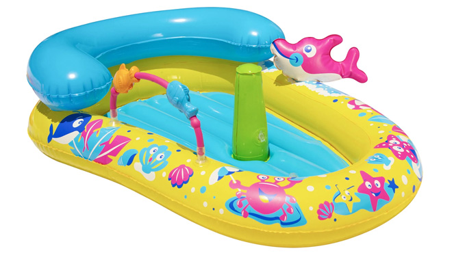 Banzai Jr. Inflatable Sprinkling Splash Discovery Activity Center Banzai Jr. Inflatable Sprinkling Splash Discovery Activity Center