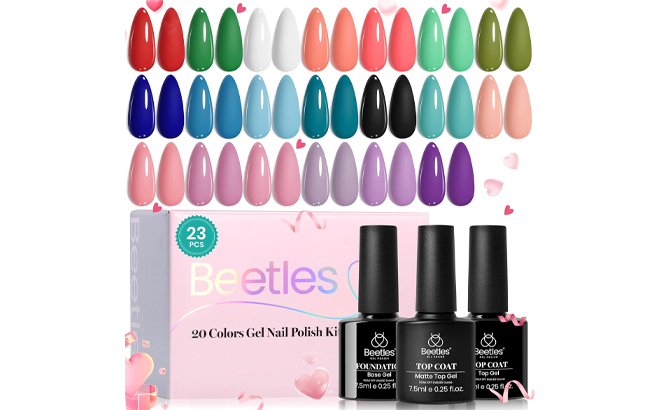 Beetles Gel Nail Polish Set of 20 Colors Beetles Gel Nail Polish Set of 20 Colors