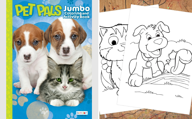 Bendon Pet Pals 64 Page Jumbo Coloring Book Bendon Pet Pals 64 Page Jumbo Coloring Book