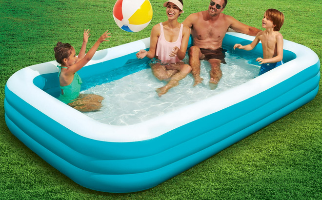 Bluescape 10ft Family Inflatable Swimming Pool