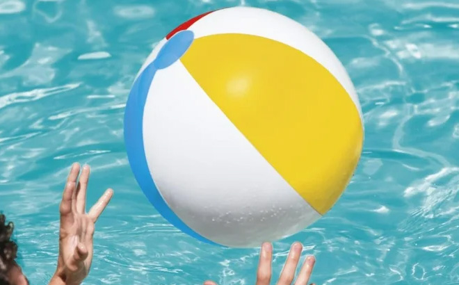 Bluescape Multi Color Inflatable Pool and Beach Ball