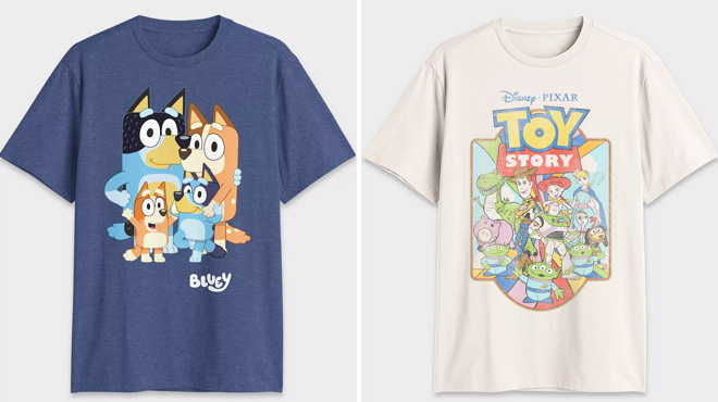 Bluey Mens Short Sleeve Graphic T Shirt Bluey Mens Short Sleeve Graphic T Shirt