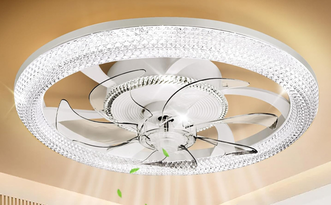 CGSGDK Ceiling Fan with Lights on a Ceilling