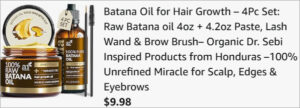 Checkout page of Artnaturals Batana Oil 4 Piece Hair Growth Kit