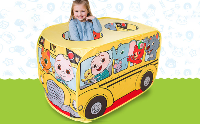 CoComelon Musical School Bus Play Tent