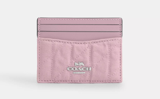 Coach Outlet Slim Id Card Case in Pink Color Coach Outlet Slim Id Card Case in Pink Color