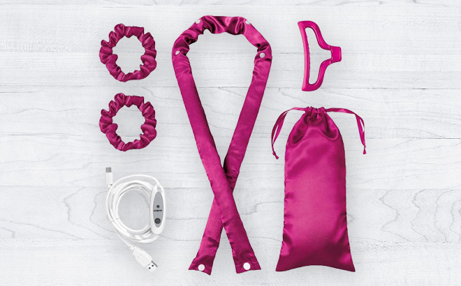 Conair 2 in 1 Heat Heatless Hair Curler on the Table