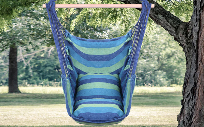 Cotton Canvas Hanging Rope Chair