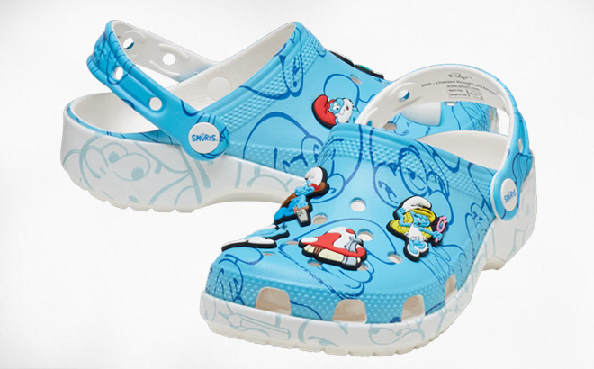 Crocs Kids Smurfs Classic Clog Crocs Kids Smurfs Classic Clog