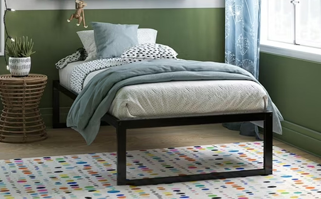 DHP Avey Modern Metal Platform Bed Frame Twin