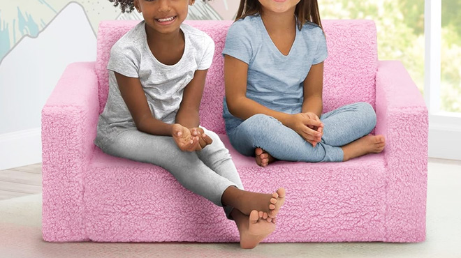 Delta Children Cozee Flip Out Sherpa 2 in 1 Convertible Sofa Delta Children Cozee Flip Out Sherpa 2 in 1 Convertible Sofa