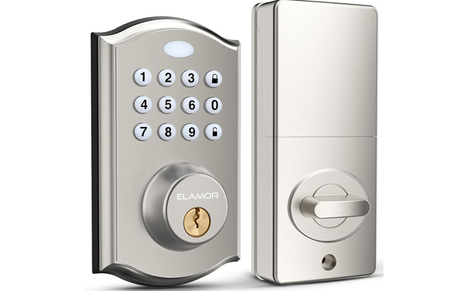 Elamor Keyless Electronic Entry Door Lock with Keypad Elamor Keyless Electronic Entry Door Lock with Keypad