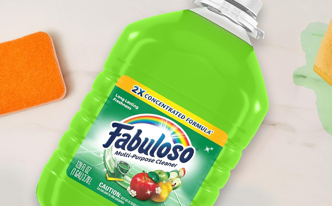 Fabuloso Multi Purpose Cleaner on the Table Fabuloso Multi Purpose Cleaner on the Table