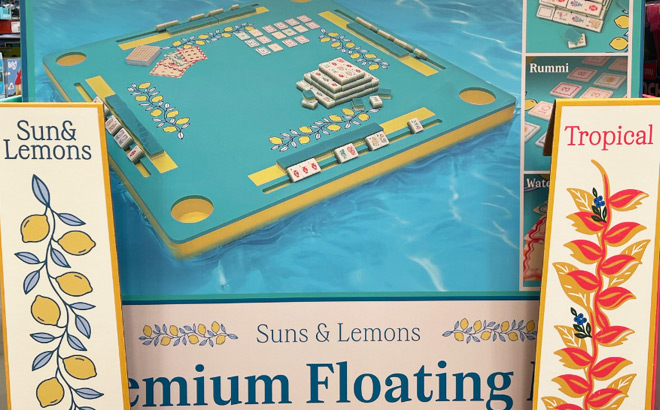 Floating Game Mat Suns and Lemons