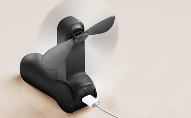 FrSara Portable Handheld Fan in Black