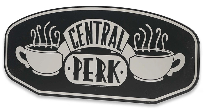 Friends Central Perk Metal Sign by Open Roads Friends Central Perk Metal Sign by Open Roads