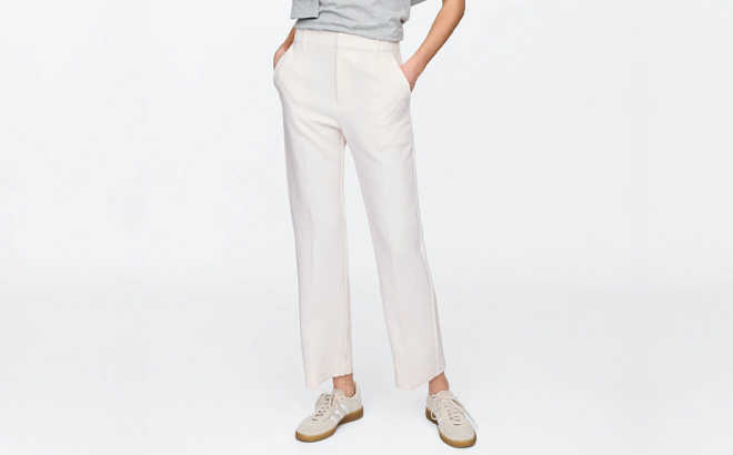GAP Factory Mid Rise Easy Straight Leg Pants GAP Factory Mid Rise Easy Straight Leg Pants