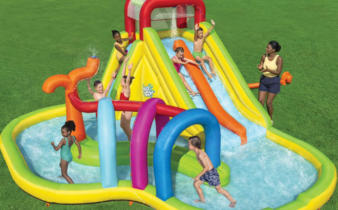 H2OGO Spray Bay Kids Inflatable Mega Water Park