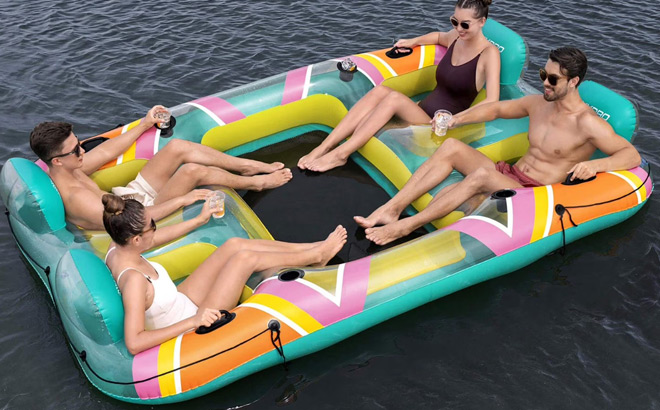 Hydro Force 4 Person Inflatable Island