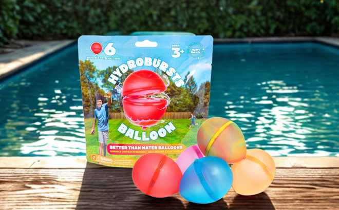 Hydroburst 6 pack Reusable Water Balloons