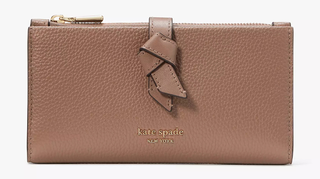 Kate Spade Outlet Knott Zip Slim Wallet
