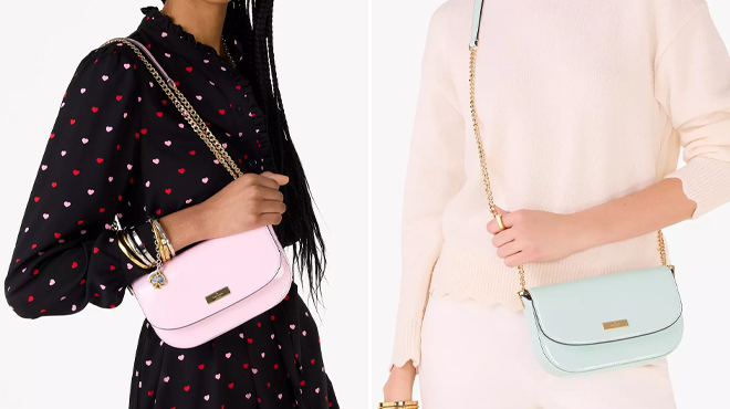 Kate Spade Outlet Krista Patent Chain Crossbody