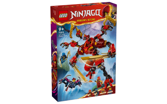 LEGO NINJAGO Kais Ninja Climber Mech Adventure Toy Set