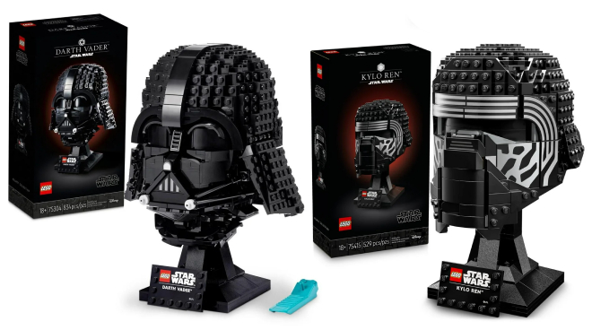 LEGO Star Wars Helmet Building Sets Bundle