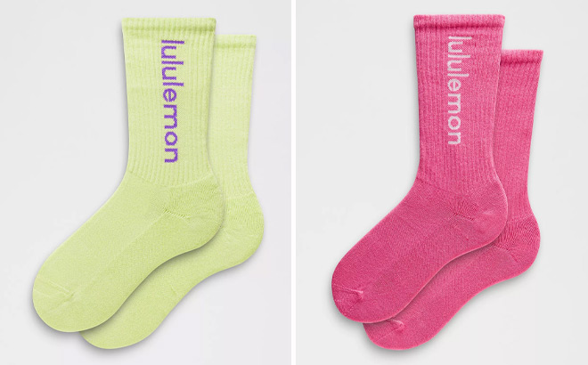 Lululemon Unisex Daily Essential Crew Socks Lululemon Unisex Daily Essential Crew Socks