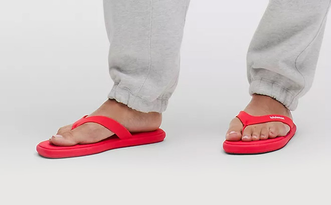 Lululemon Womens Restfeel Flip Flops