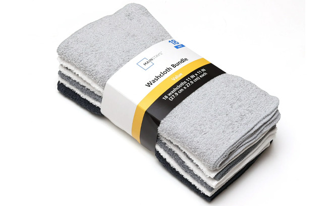 Mainstays Washcloth 18 Pack