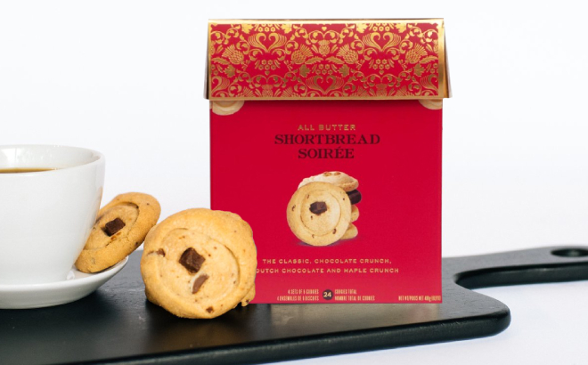 Mary Macleods 24 Piece Large Red Assorted Shortbreads Box Mary Macleods 24 Piece Large Red Assorted Shortbreads Box