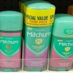 Mitchum Womens Antiperspirant Deodorant 2 Pack Gel Stick