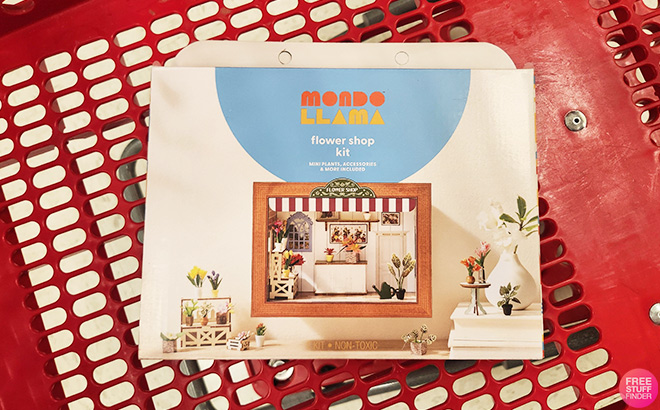 Mondo Llama DIY 3D Miniature Flower Shop Craft Kit Mondo Llama DIY 3D Miniature Flower Shop Craft Kit