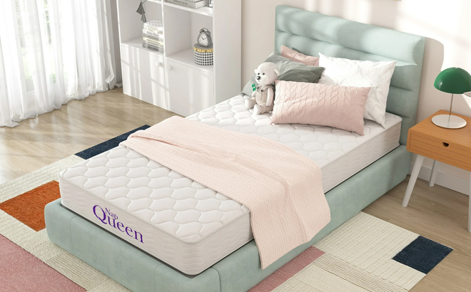 NapQueen Elsa 6 Inch Queen Bonnell Coil Innerspring Mattress NapQueen Elsa 6 Inch Queen Bonnell Coil Innerspring Mattress