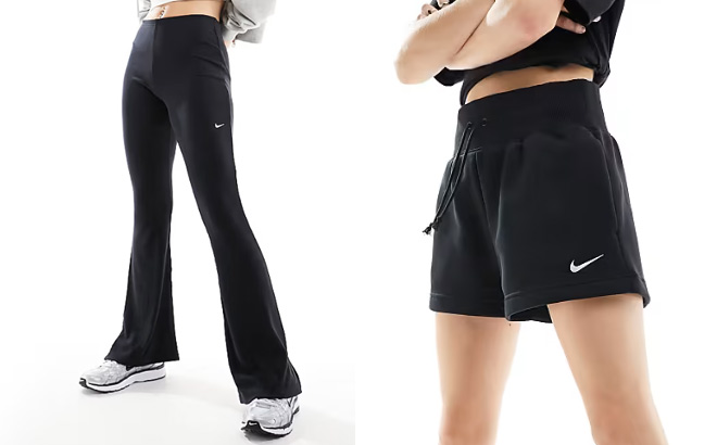 Nike Mini Ribbed Flared Leggings