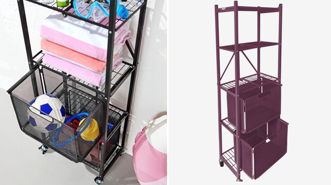 Origami Slim Pantry Rack with Drawers Origami Slim Pantry Rack with Drawers