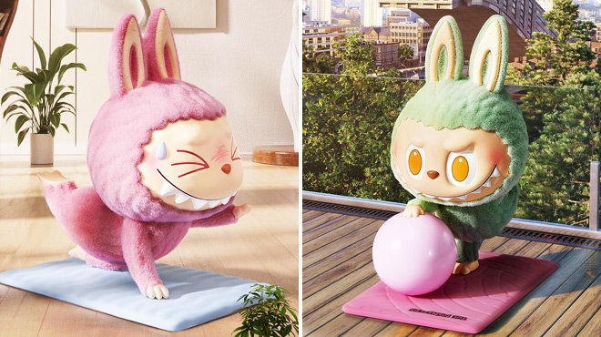 Pop Mart The Monsters Lazy Yoga Blind Box Figures Pop Mart The Monsters Lazy Yoga Blind Box Figures