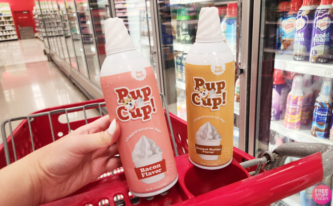 PupCup Dog Whipped Cream Treat in Cart at Targt