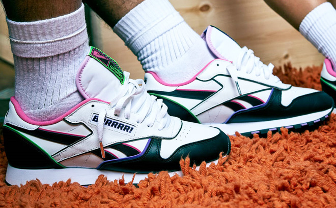 Reebok x Anuel AA Classic Leather Athletic Shoes Reebok x Anuel AA Classic Leather Athletic Shoes
