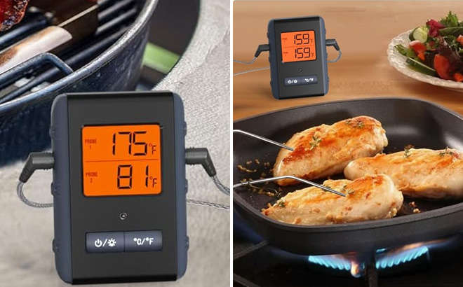 Remote Meat Thermometer Wireless