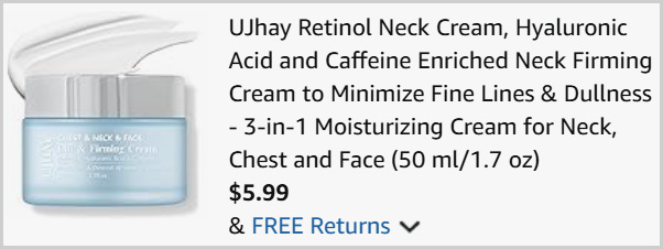 Retinol Neck Cream at Checkout Retinol Neck Cream at Checkout