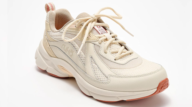 Ryka Water Repellent Lace Up Walking Sneaker