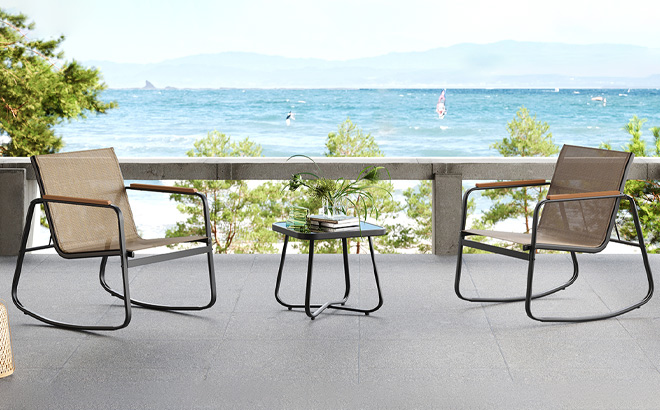 Songmics 3 Piece Patio Furniture Set