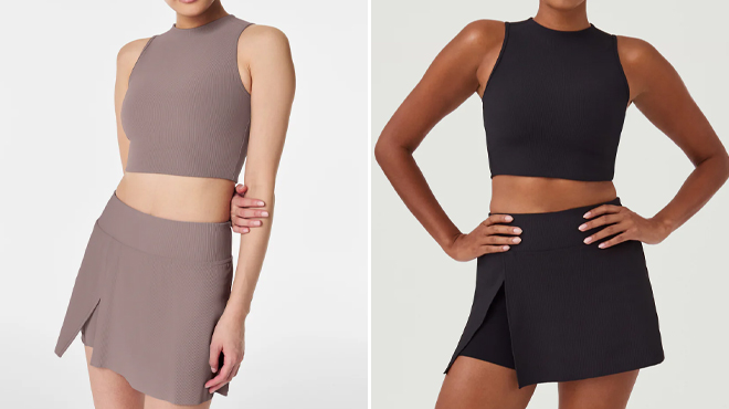 Spanx Contour Rib Mock Neck Tanks Spanx Contour Rib Mock Neck Tanks