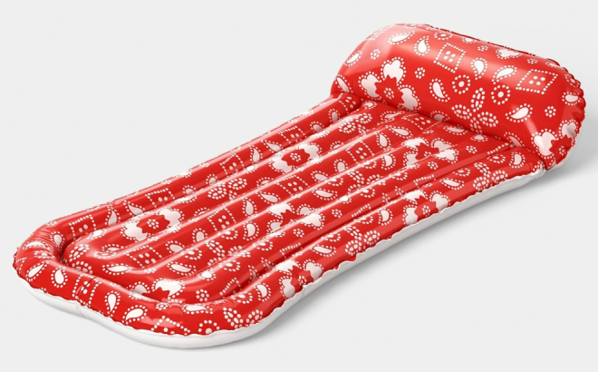 Sun Squad Pool Lounge Mat Bandana Pattern